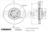 BRAKE DISC FRONT EACH BD-0098