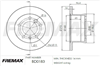 BRAKE ROTOR SOLID EACH REAR BD-0183