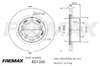 BRAKE DISC FRONT EACH BD-1268