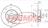 BRAKE ROTOR SOLID PAIR REAR BD-1437