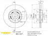 BRAKE DISC FRONT PAIR BD-1557