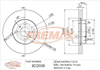 BRAKE DISC FRONT PAIR BD-2038