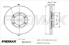 BRAKE DISC FRONT PAIR HOLDEN RODEO (TF) 2.8L 1990- BD-2376