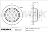 BRAKE DISC REAR PAIR BD-2547