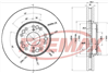 BRAKE DISC FRONT PAIR BD-2611