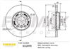 BRAKE ROTOR VENTED PAIR FRONT BD-2898