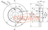 BRAKE DISC FRONT PAIR HYUNDAI ELANTRA, COUPE BD-2902