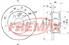 BRAKE ROTOR SOLID PAIR FRONT BD-3013