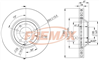 BRAKE DISC FRONT RH PORSCHE CAYENNE S, TURBO BD-3324