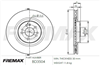 BRAKE ROTOR VENTED EACH FRONT BD-3504