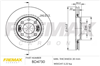 BRAKE DISC FRONT PAIR BD-4750