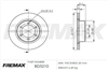 BRAKE DISC FRONT PAIR TOYOTA PRADO (VZJ90R) 3.4L BD-5210