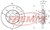 BRAKE DISC FRONT PAIR BD-5303