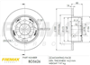 BRAKE ROTOR SOLID PAIR REAR BD-5626