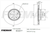 BRAKE DISC FRONT PAIR AUDI A4 B8 BD-6077