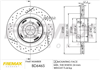 BRAKE DISC REAR EACH MERCEDES (W209) CLK63 AMG 6.2L BD-6465