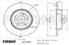 BRAKE DISC REAR PAIR MERCEDES C200 W205 BD-6486