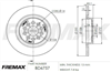 BRAKE DISC REAR PAIR BD-6757