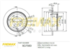 BRAKE DISC REAR PAIR BD-7083