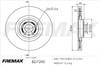 BRAKE DISC ROTORS EACH FRONT BD-7290