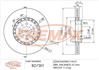 BRAKE ROTOR VENTED EACH FRONT BD-7301