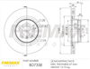 BRAKE ROTOR VENTED EACH FRONT BD-7358