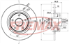 BRAKE ROTOR SOLID EACH REAR BD-7898