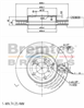 EURO-LINE BRAKE DISC ROTOR PAIR BDR16160EL