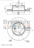 EURO-LINE BRAKE DISC ROTOR BDR16580EL