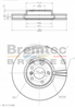 EURO-LINE BRAKE DISC ROTOR BDR17650EL