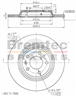 EURO-LINE BRAKE DISC REAR PAIR AUDI A4 A5 A6 Q5 BDR20030EL