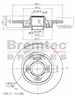 EURO-LINE BRAKE DISC ROTOR BDR20300EL