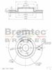 BRAKE DISC FRONT PAIR VOLVO S60 S80 V60 V70 XC70 BDR20350EL