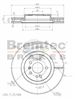 EURO-LINE HC BRAKE DISC ROTOR PAIR BDR20680ELH