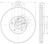 EURO-LINE BRAKE DISC ROTOR PAIR BDR21780EL