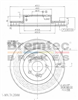 EURO-LINE BRAKE DISC ROTOR BDR22020EL