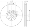 EURO-LINE BRAKE DISC ROTOR PAIR BDR22930EL