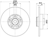 EURO-LINE BRAKE DISC ROTOR BDR25130EL