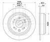 TRADE LINE BRAKE DISC ROTOR REAR BDR2523TL