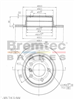 EURO-LINE BRAKE DISC ROTOR PAIR BDR25570EL