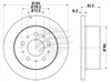 EURO-LINE BRAKE DISC ROTOR BDR25855EL