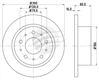 EURO-LINE BRAKE DISC ROTOR BDR25856EL