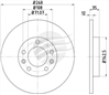 EURO-LINE BRAKE DISC ROTOR PAIR BDR26080EL