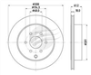 EUROLINE HIGH GRADE MERCEDES X250 REAR ROTOR BDR28461ELH