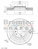 EURO-LINE BRAKE DISC ROTOR BDR40011EL