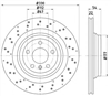 EURO-LINE HC BRAKE DISC ROTOR PAIR BDR40068ELH