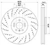 EURO-LINE HC BRAKE DISC ROTOR BDR40071ELH