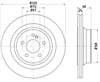 EURO-LINE BRAKE DISC ROTOR BDR40087EL