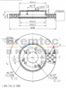 EURO-LINE BRAKE DISC ROTOR PAIR BDR8520EL