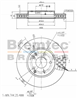 EURO-LINE BRAKE DISC ROTOR PAIR BDR8530EL